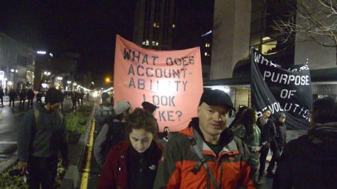 De Anza students protest inauguration of President Donald Trump