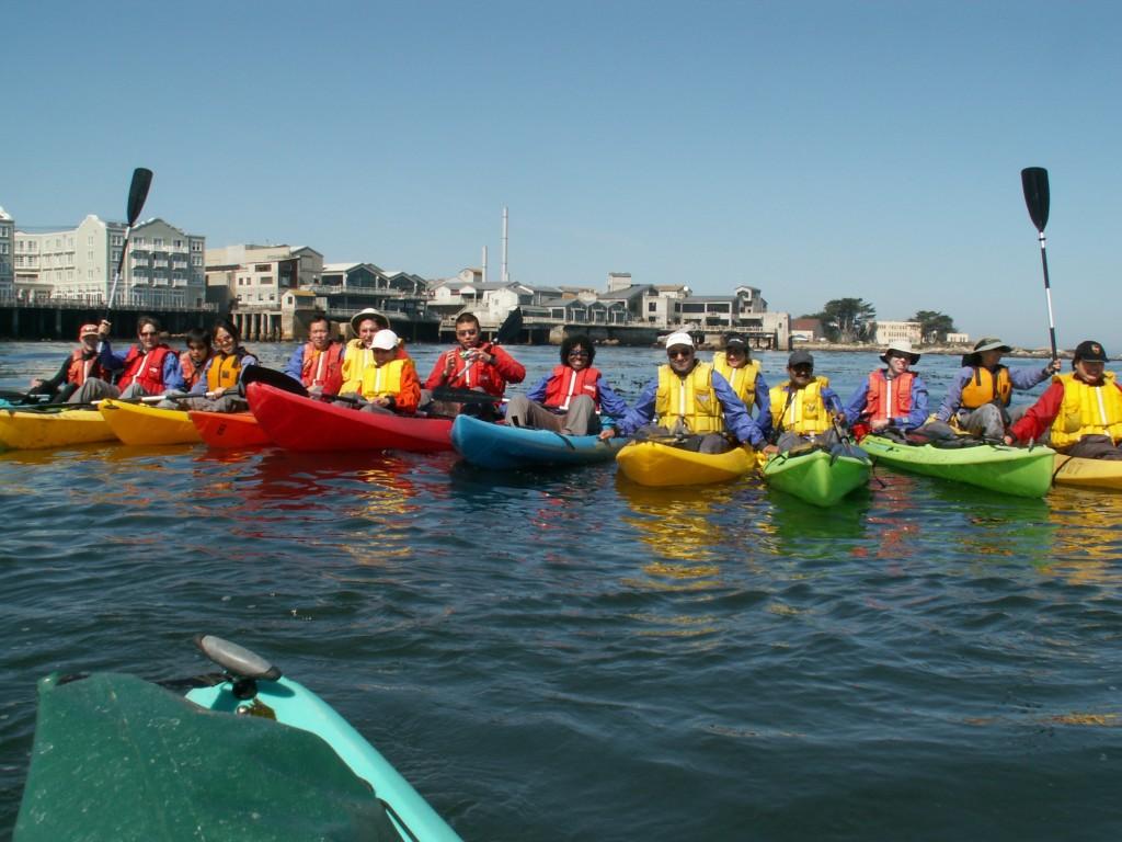 Club+members+put+their+kayaking+skills+to+the+test+in+Monterey+last+spring+break.