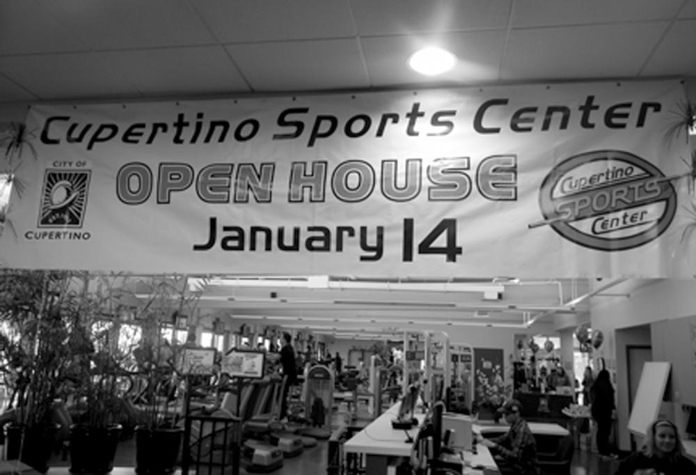 NEW FACILITIES- Cupertino residents were allowed to try out the facilities and clases offered by the Sports center during the open house.