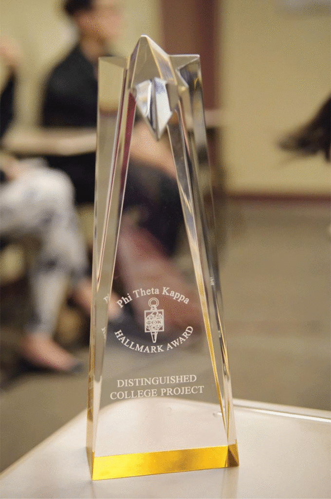 HALLMARK - PTK wins the Hallmark Award for its PULSE mentor program.