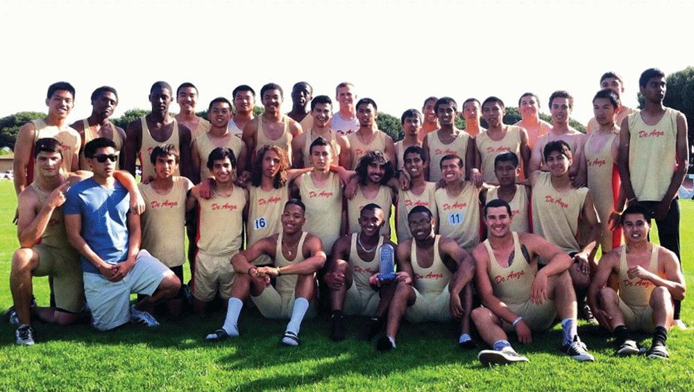 THEIR TIME - The 2012 De Anza men’s championship track and field team conquers the Coast Conference Championship for the first time.