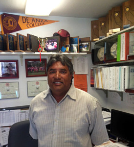 Athletics Director Kulwant Singh talks about his accomplishments in his office Wednesday, Oct 2.