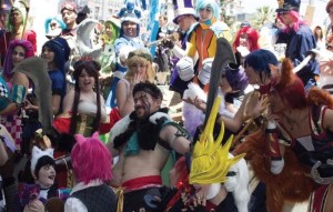 The League of Legends gather during Fanime.