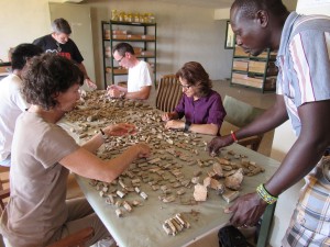 Nengo's team piecing the rhino