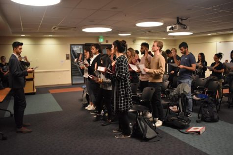 DASB senate sworn in; president predicts “problems with partisanship”