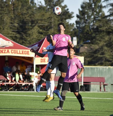 Captain Brian Alvarez, fights for the head during the game on Nov. 10.