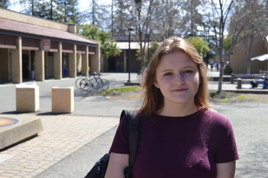 Incoming Foothill-De Anza student trustee, Genevieve Kolar, 20, math major