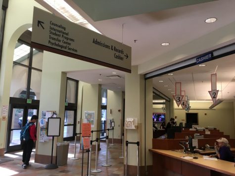 Inside Registration and Student Services Building