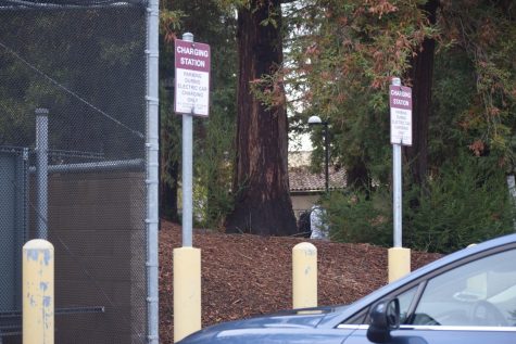 EV Charging Stations at Parking Lot B