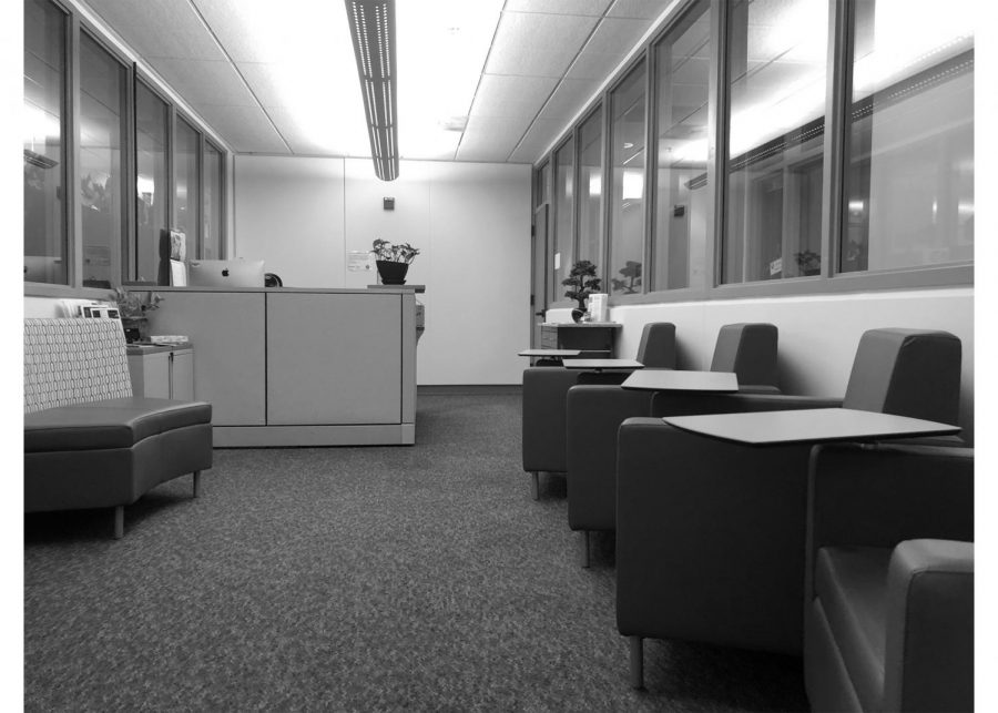 Psychological Service lobby and waiting area for students.