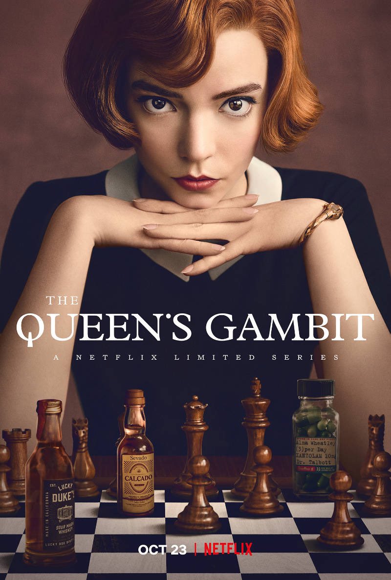 The Queen's Gambit Art Print Beth Harmon Room Decor -  Israel