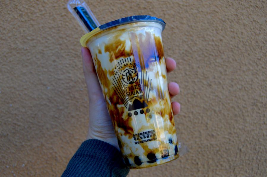 The most popular drink: brown sugar milk tea.