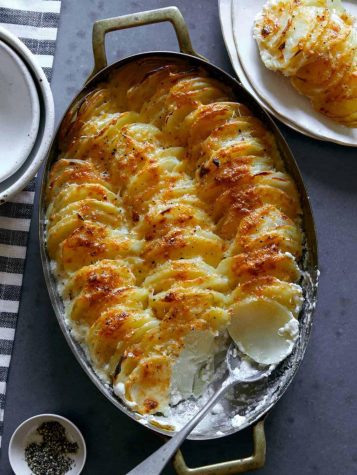 Cheesy potatoes are a great way to spice up your Thanksgiving feast