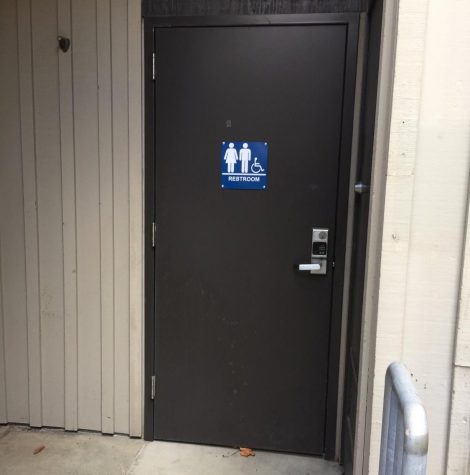 This gender neutral bathroom is located in the L4 building on campus. It is locked and requires a passcode to enter. 
