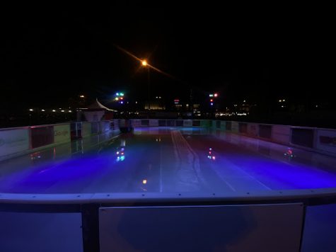 The ice rink in downtown Sunnyvale