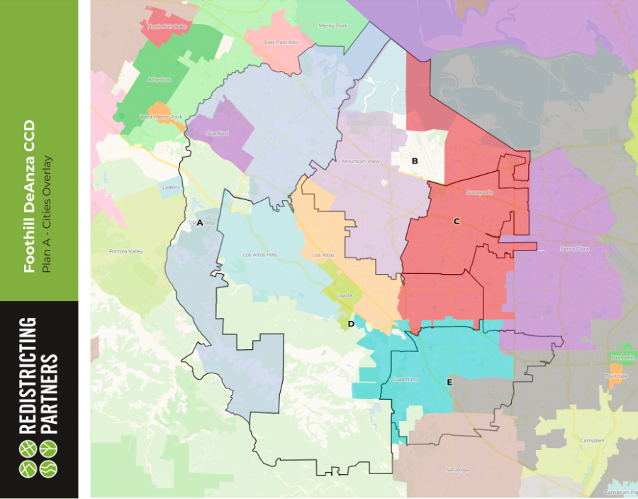 Foothill-De Anza adopts a new redistricted map, with Cupertino and ...