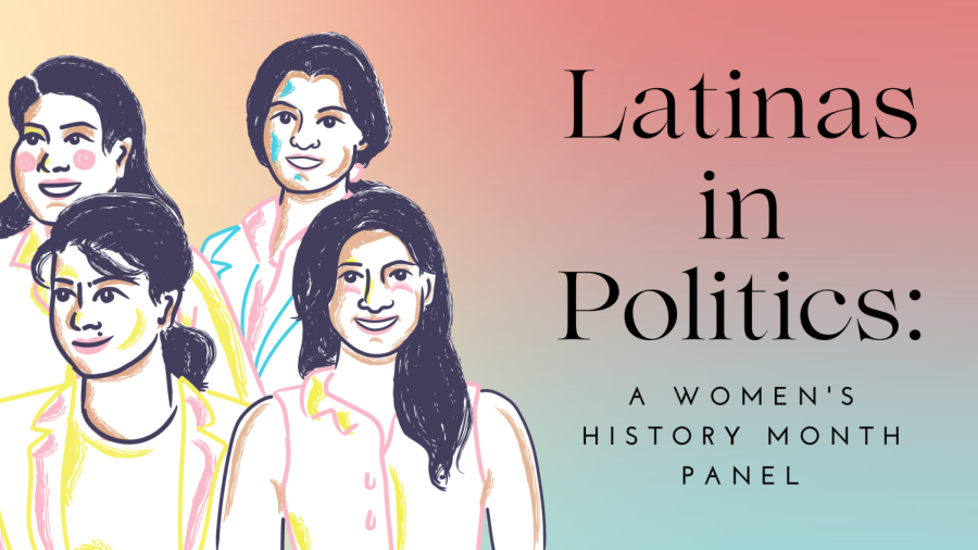 San Jose Latina city council representatives Magdalena Carrasco, Maya Esparza, Sylvia Arenas and Morgan Hill council member Yvonne Martinez came together to discuss their experiences in this De Anza event for Womens History Month.