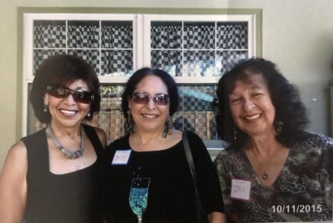 Judy Miner (middle) and her two sisters, Dottie Lagrand (left) and Janice (right),  celebrating Dotties retirement in 2015. Lagrand refers to Miner as the rock of the family and said she looks forward to taking more trips with her younger sister once shes retired. (Photo courtesy of Dottie Lagrand)