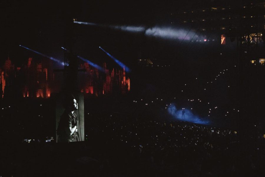 The+Weeknd+captivates+audience+members+at+his+After+Hours+Til+Dawn+tour+at+Levis+Stadium+on+Aug.+27.+