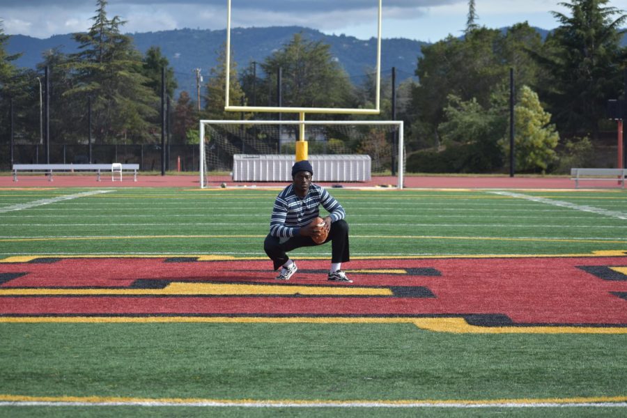 Iretunde Akinsola, 20, a computer science major, immigrated to the Bay Area when he was a sophomore in high school. Six years later, he is thriving as a student-athlete at De Anza College.