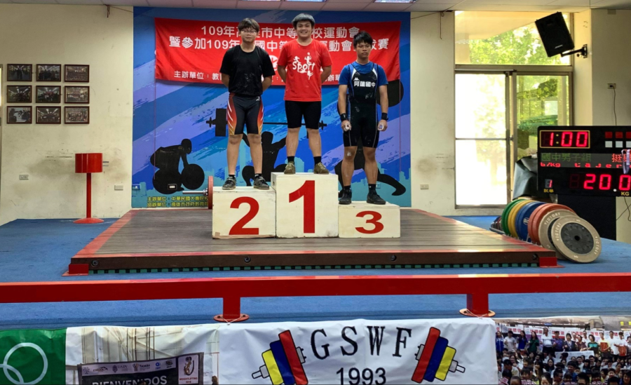 Hsin Yi Kuan, 19, a Mandarin translation and interpretation major, won first place at the Sports Competition for Schools contest in Kaoshiung, Taiwan, in 2019.