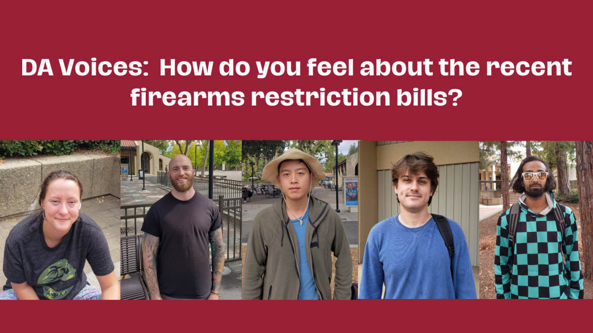 “How do you feel about the recent firearms restriction bills”