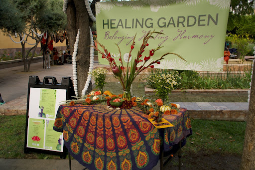Entrance to the healing garden of the Mosaic Festival, taken on Sept. 30 located at Mexican Heritage Plaza, San Jose.