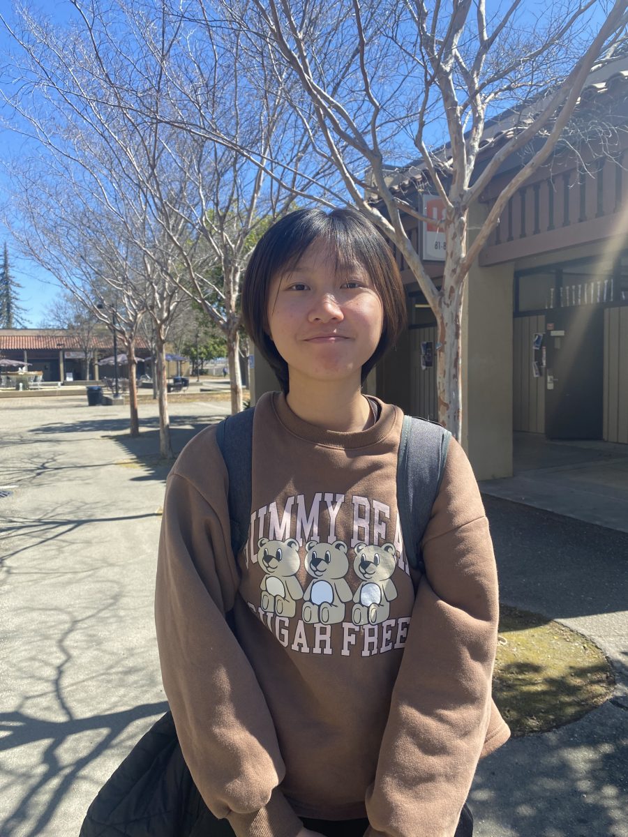 Elizabeth Tsai, 17, a computer engineering major, walks by the L Quad on Mar. 14.