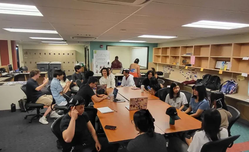 A group discussion is held related to the first meeting of the Student Rights and Equity on Oct. 2 in the Hinson Center.