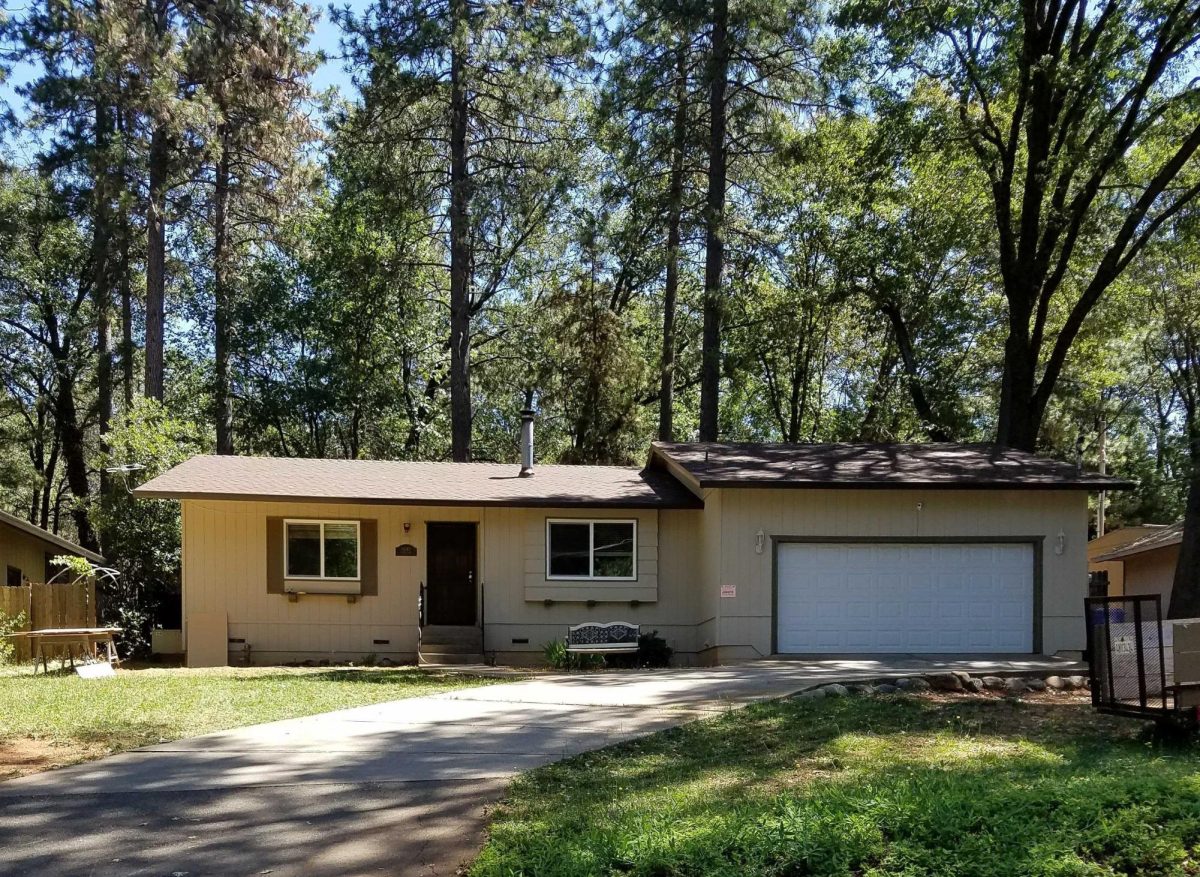 A home in Paradise, California belonging to resident Lori Heidemeyer, taken in June 2018, six months before the start of the "Camp Fire."