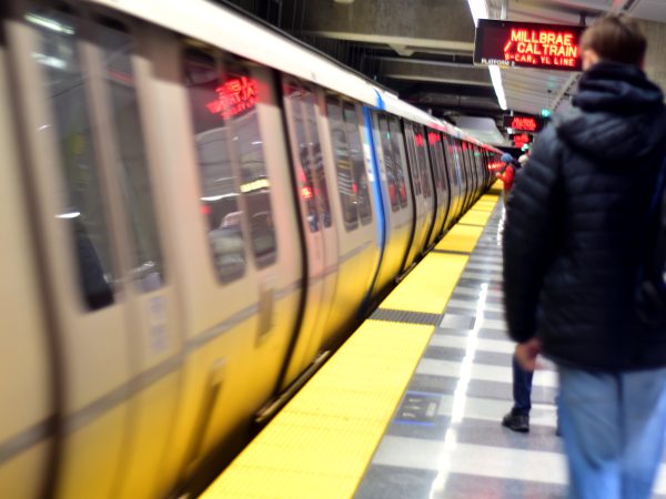 With evening service already sparse, BART and Caltrain's upcoming cuts hang over passengers that depend on its late night services, including yellow line service to Millbrae after 9 p.m. As Caltrain braces to cut late night service and BART weighs ending service to the intermodal station, the closures risk leaving commuters stranded. Photo taken on Jan. 11 at SFO station.