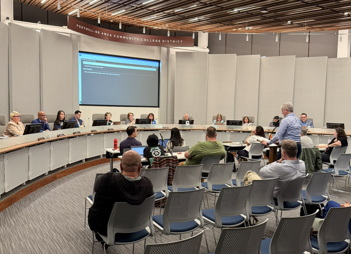 The Foothill-De Anza Board of Trustees approved 2026-27 the AI degree and certificates and course deletions during its Regular Meeting on April 6 at Foothill College. The curriculum for the AI pathway is not yet complete said Vice President of Instruction Ram Subramaniam. Over 176 dormant courses were deleted citing low-enrollment.